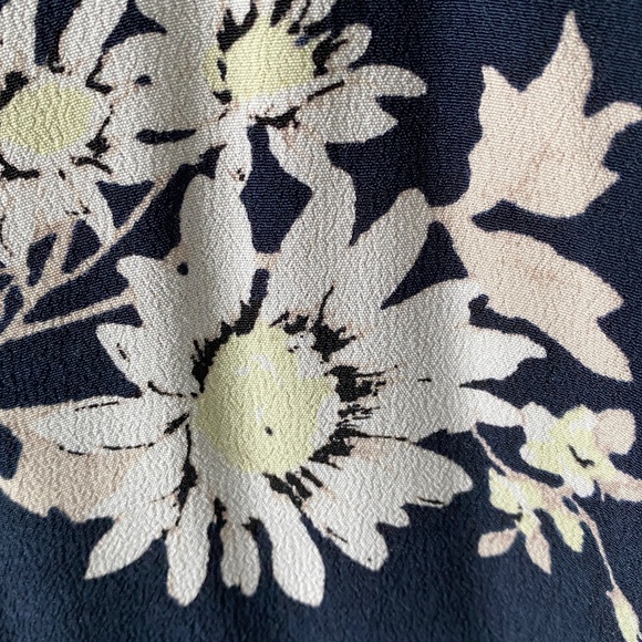 Le Chateau Navy Floral Dress - Picture 5 of 8